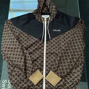 Men’s Celine Monogram Track Jacket Size Small (Loose Fit)